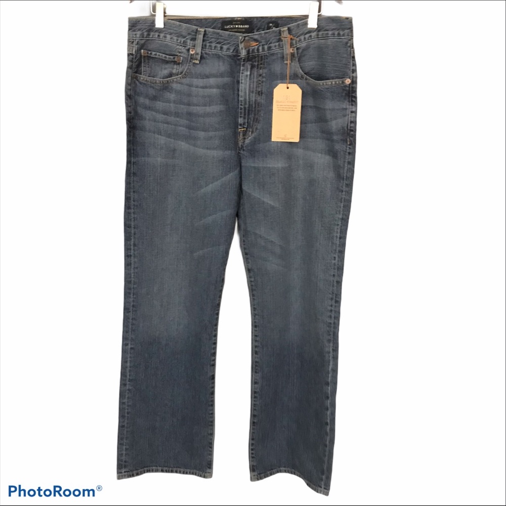 Lucky Brand 181 Relaxed Straight Jeans 34 x 30